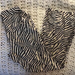 Zebra Print Pants
